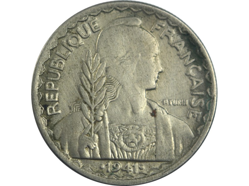 20 Centièmes INDOCHINE FRANÇAISE 1941