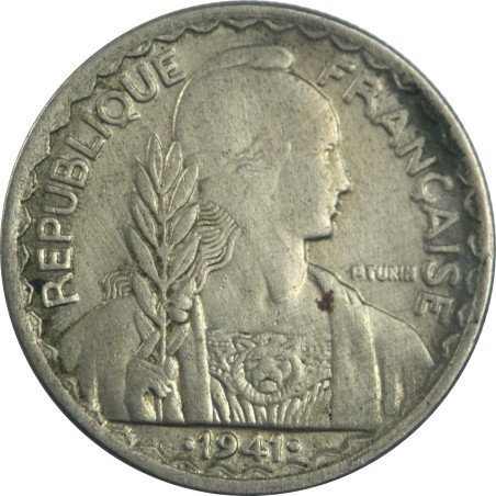 20 Centièmes INDOCHINE FRANÇAISE 1941