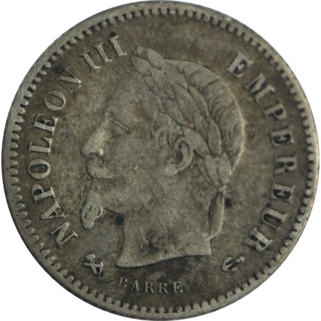 20 Centimes NAPOLÉON III 1867 BORDEAUX