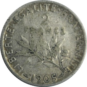 2 Francs SEMEUSE 1905