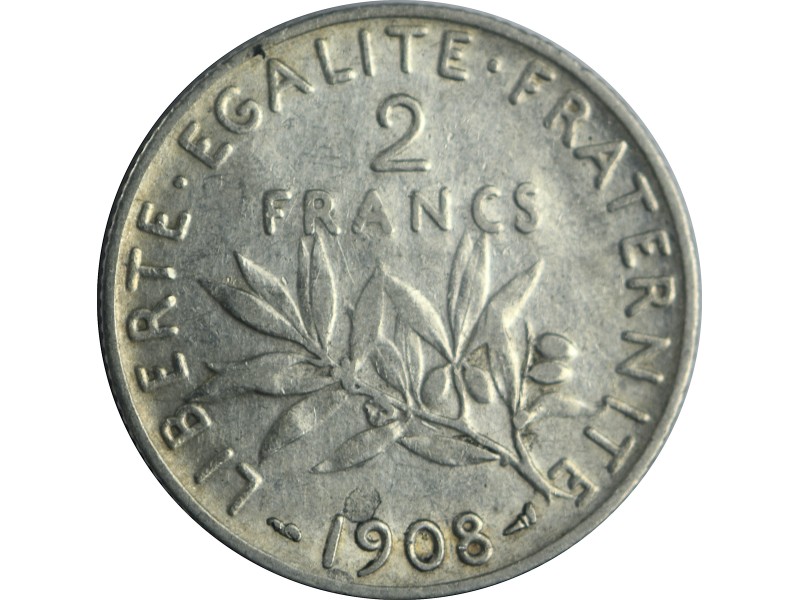 2 Francs Semeuse 1908