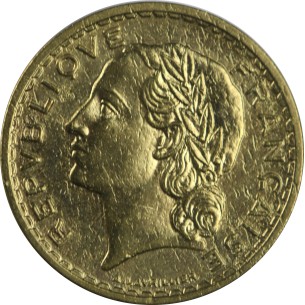 5 Francs LAVRILLIER 1938 2