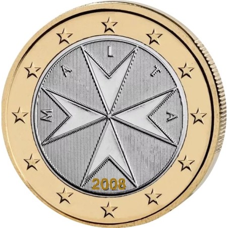 1Euro MALTE 2008 Croix de Malte