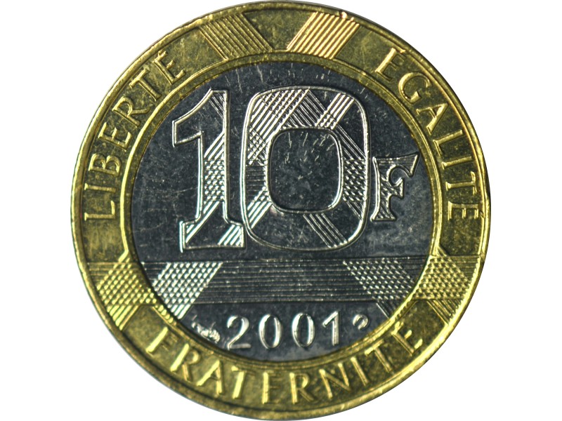 10 francs GÉNIE DE LA BASTILLE 1988