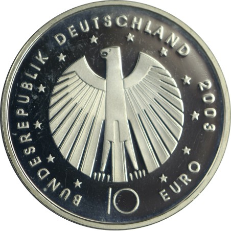 10 Euros BE ALLEMAGNE - Coupe du Monde FIFA 2006 (Edition 2003 )