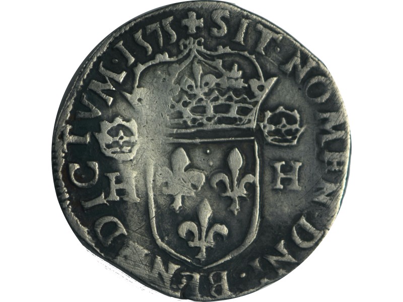 HENRI III Teston, 4e type 1575 Rennes