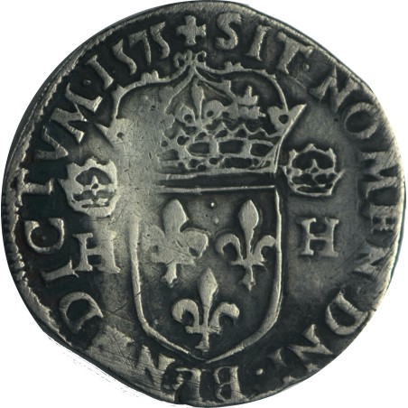 HENRI III Teston, 4e type 1575 Rennes