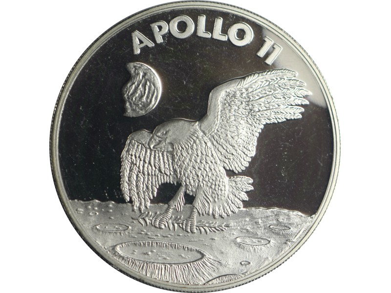 MÉDAILLE - ÉTAT UNIS NASA Mission Apollo 11, 25...