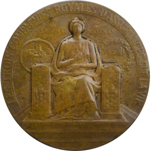 Médaille ASSURANCES , Centenaire de la compagnie...