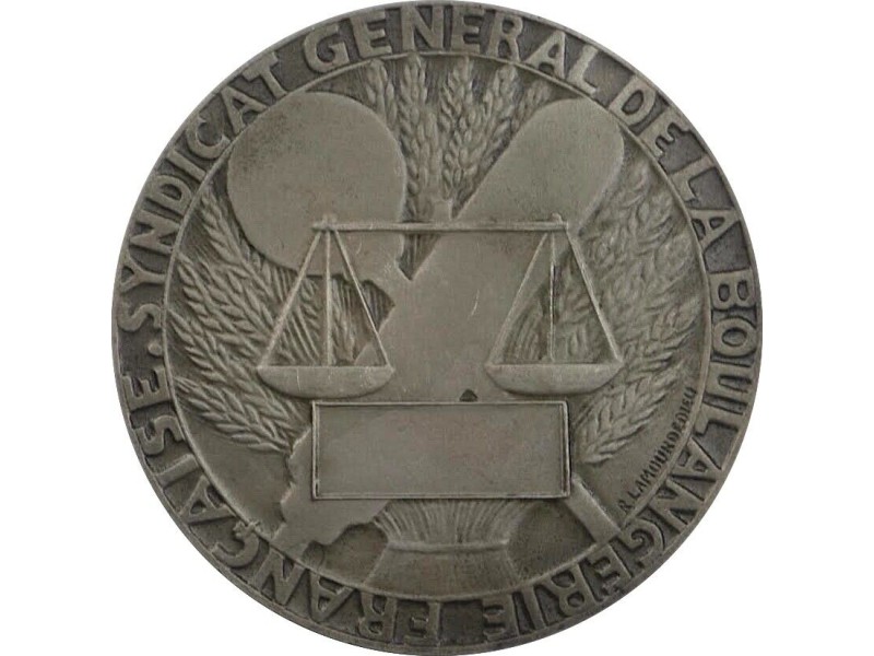 Médaille SYNDICAT GENERAL DE LA BOULANGERIE...
