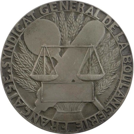 Médaille SYNDICAT GENERAL DE LA BOULANGERIE FRANÇAISE par Lamourdedieu