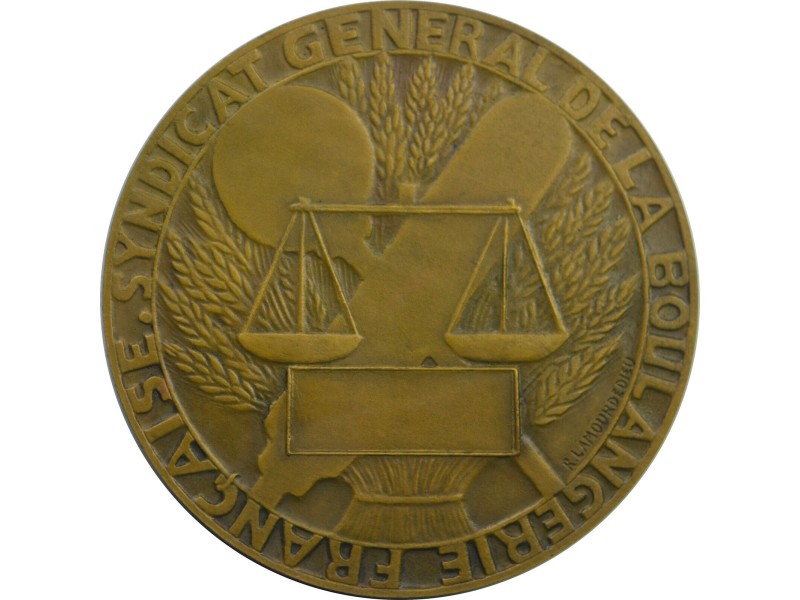 Médaille SYNDICAT GENERAL DE LA BOULANGERIE...