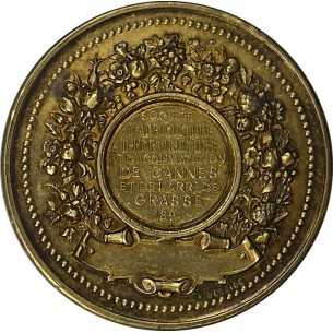 MÉDAILLE Societé d'Agriculture et Horticulture de CANNES... 2