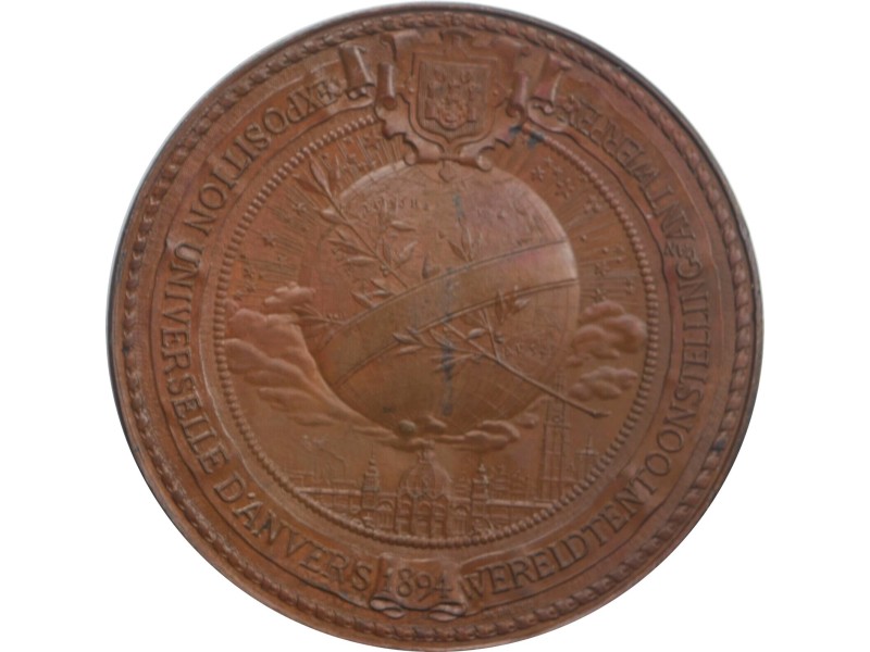 Médaille Exposition Universelle d'Anvers 1894,...