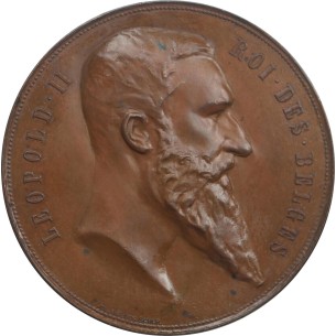 Médaille Exposition Universelle d'Anvers 1894, LEOPOLD II...