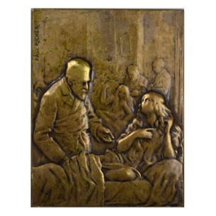 Médaille Inauguration du monument l'asile clinique Sainte...