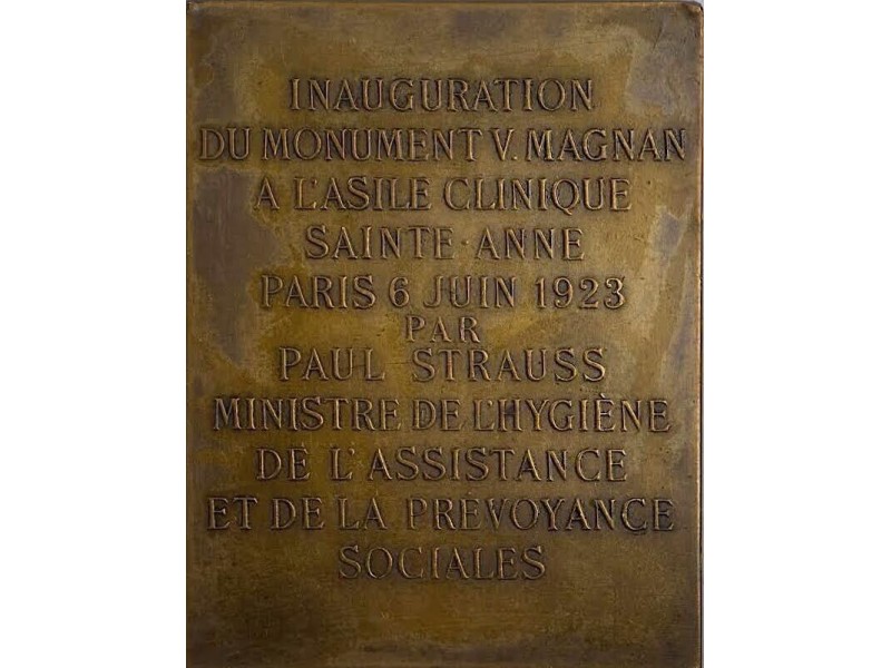 Médaille Inauguration du monument l'asile...