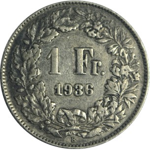 1 Franc SUISSE 1936