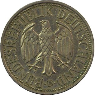 2 Mark ALLEMAGNE Aigle 1951 MUNICH D 2