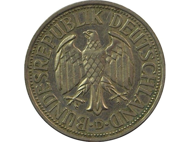 2 Mark ALLEMAGNE Aigle 1951 MUNICH D