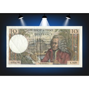 10 Francs Voltaire 1972 F.62.59 - Alphabet X.829/40336