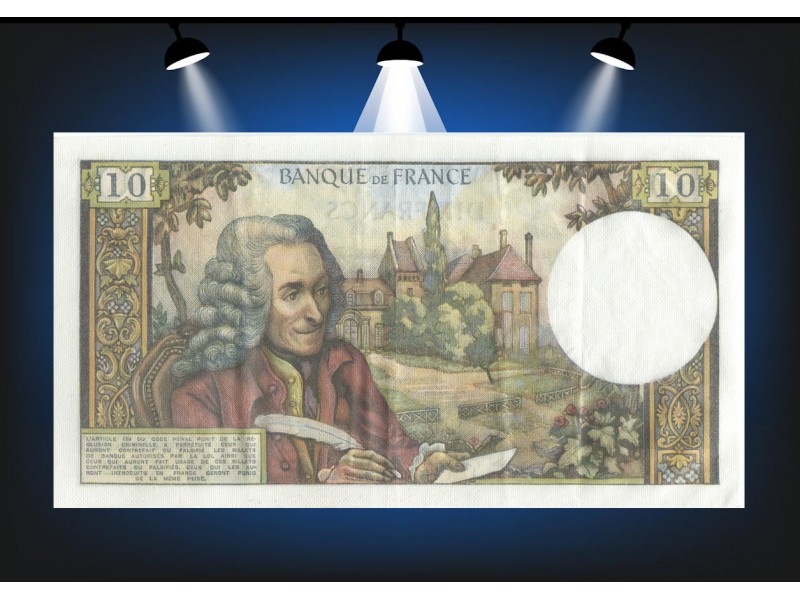 10 Francs Voltaire 1973 F.62.63 Alphabet...