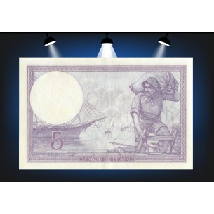 5 Francs VIOLET 1918 F.03.02.  Alphabet G.3544/234 2