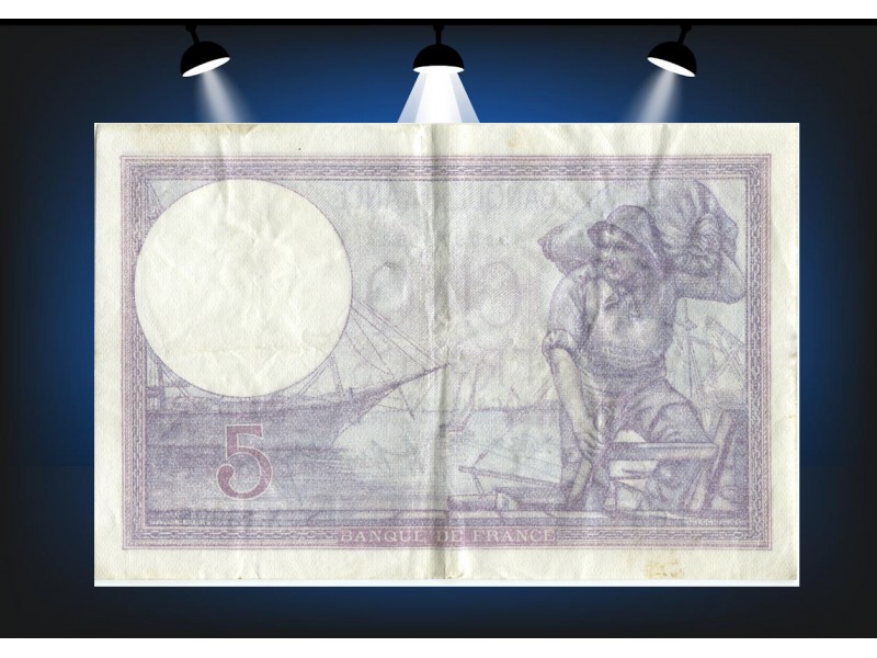 5 Francs VIOLET 1923 F.03.07  Alphabet X.15995/163