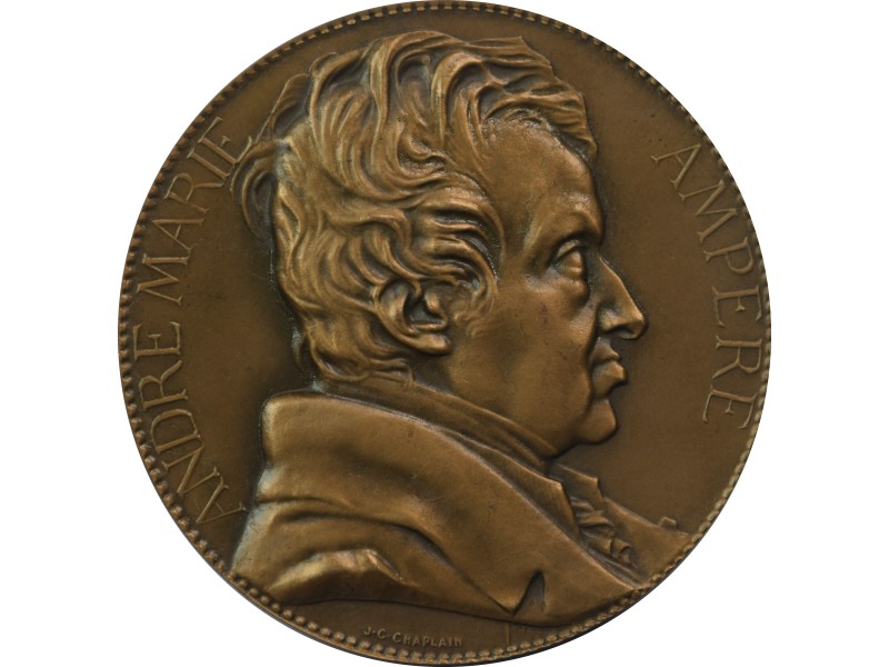 Médaille André-Marie AMPERE Lancement du navire Cablier "AMPERE"1950