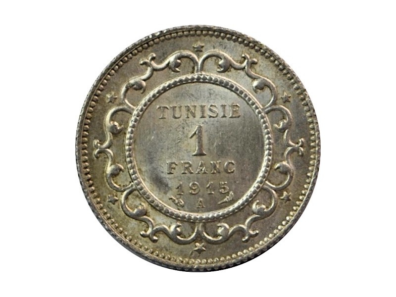 Bon Pour 1 Franc TUNISIE 1926 AH1344