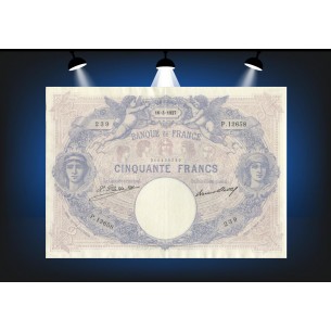 50 Francs BLEU & ROSE 1927 F.14.40- Alphabet P.12658