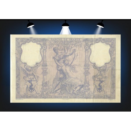 100 Francs BLEU & ROSE 1896 F.21.09- Alphabet A.2095/691