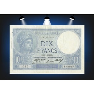 10 Francs MINERVE 1928 F.6.13