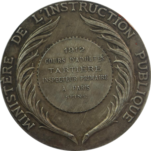 Médaille Ministère de L'INSTRUCTION PUBLIQUE Par A.DUBOIS 2