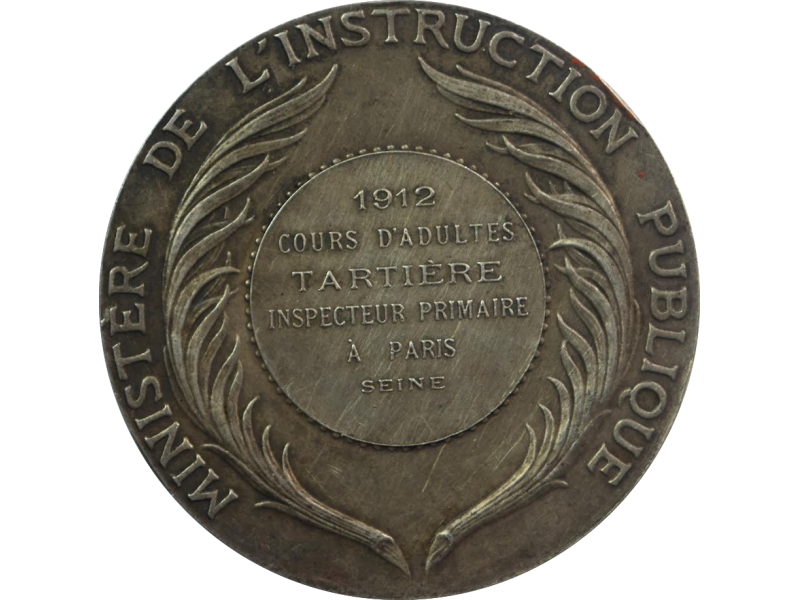 Médaille Ministère de L'INSTRUCTION PUBLIQUE...