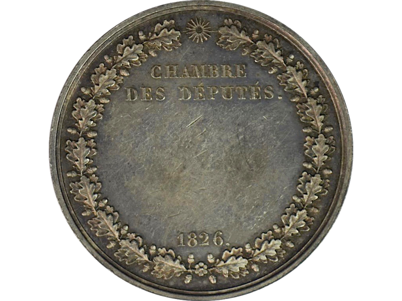 Médaille, CHAMBRE DES DÉPUTÉS, 1826, CHARLES X...