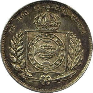 200 Reis Pierre II BRÉSIL 1855 2