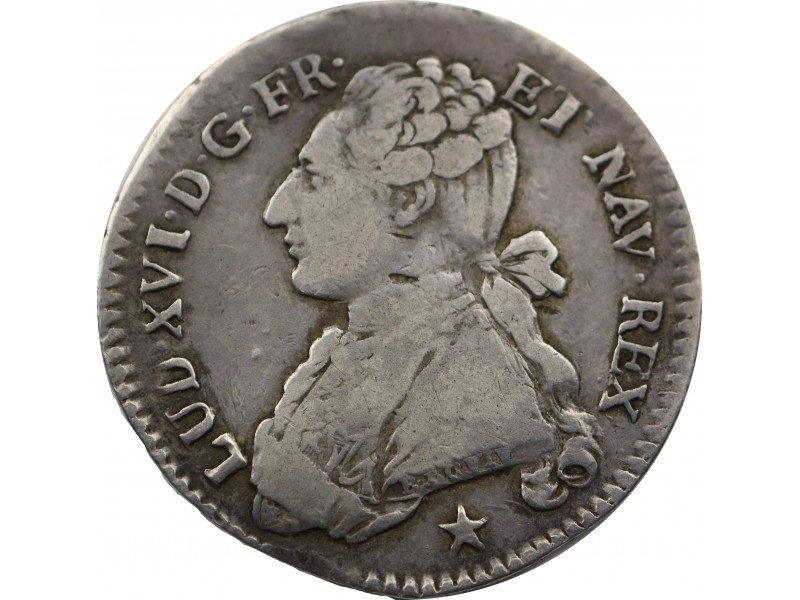 1/5 Écu Louis XVI 1788 Marseille