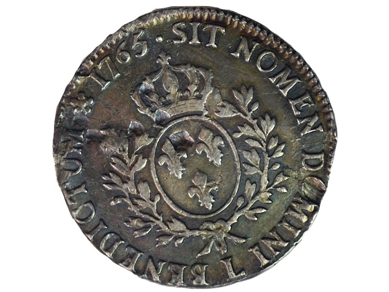 ECU LOUIS XV " DIT LE BIEN AIMÉ 1765 Bayonne