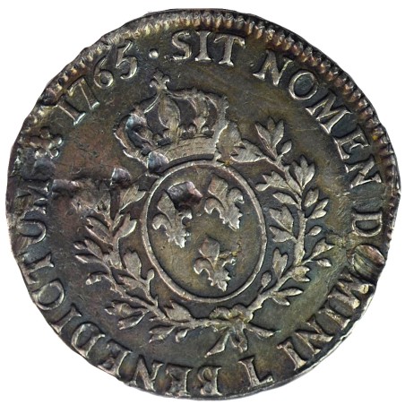 ECU LOUIS XV " DIT LE BIEN AIMÉ 1765 Bayonne