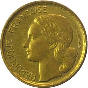 10 Francs Guiraud 1958 2