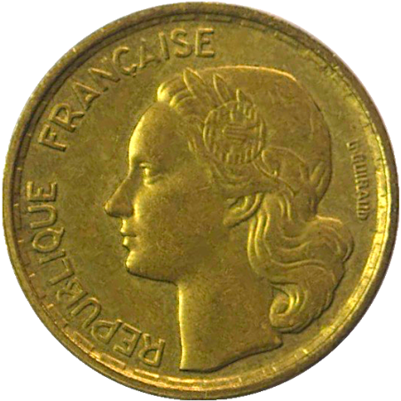 10 Francs Guiraud 1958