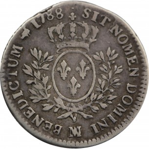 1/5 Écu Louis XVI 1788 Marseille 2