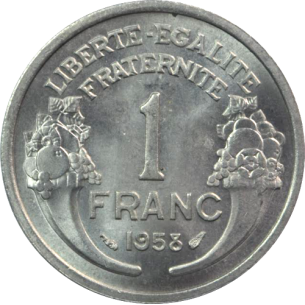 1 Franc MORLON 1958