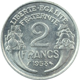 2 Franc MORLON 1958
