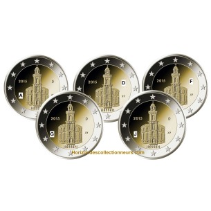 2 Euros ALLEMAGNE 2015 HESSEN - Atelier ADFGJ