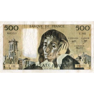500 Francs PASCAL 1979