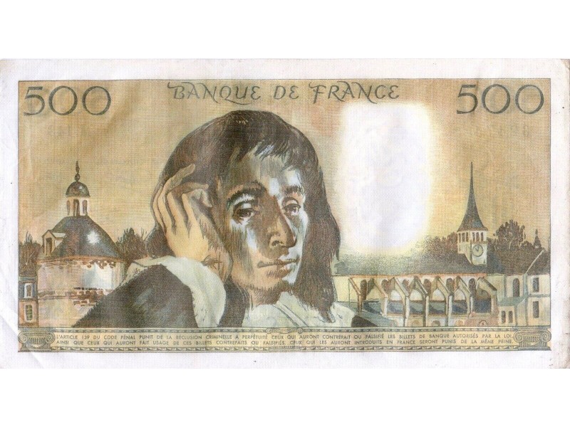 500 FRANCS PASCAL 1981