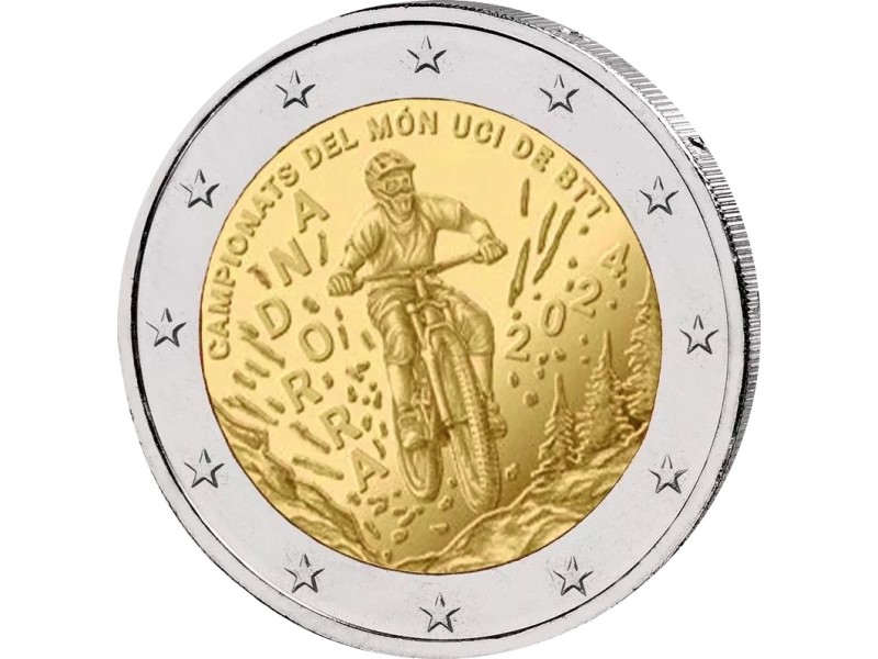 2 Euros ANDORRE 2024 Championnat du monde du VTT