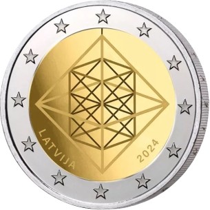 2 Euros Lettonie 2024 Puzuris